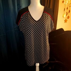 Pin-up Style Polka Dot Top